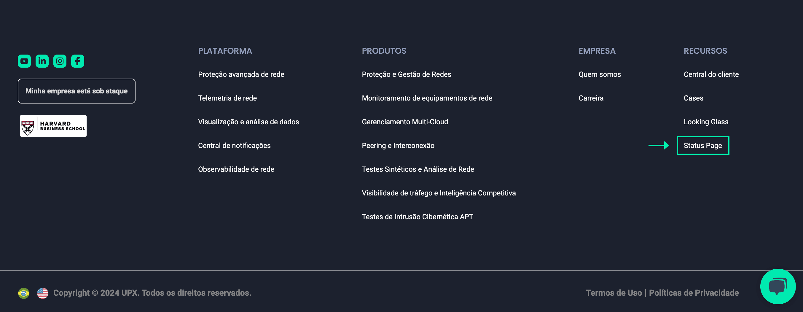 Status page site